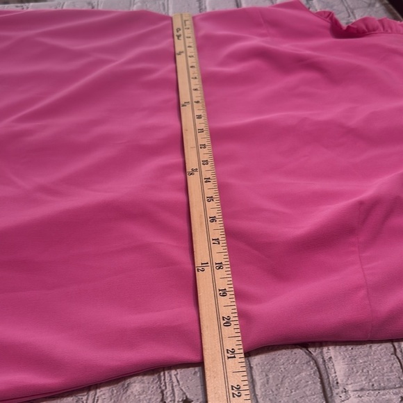 J. Crew Ruffleneck Suiting Bubblegum Pink Dress Women’s size 16 NEW - Picture 11 of 16